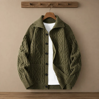Cascata Cable-Knit Cardigan
