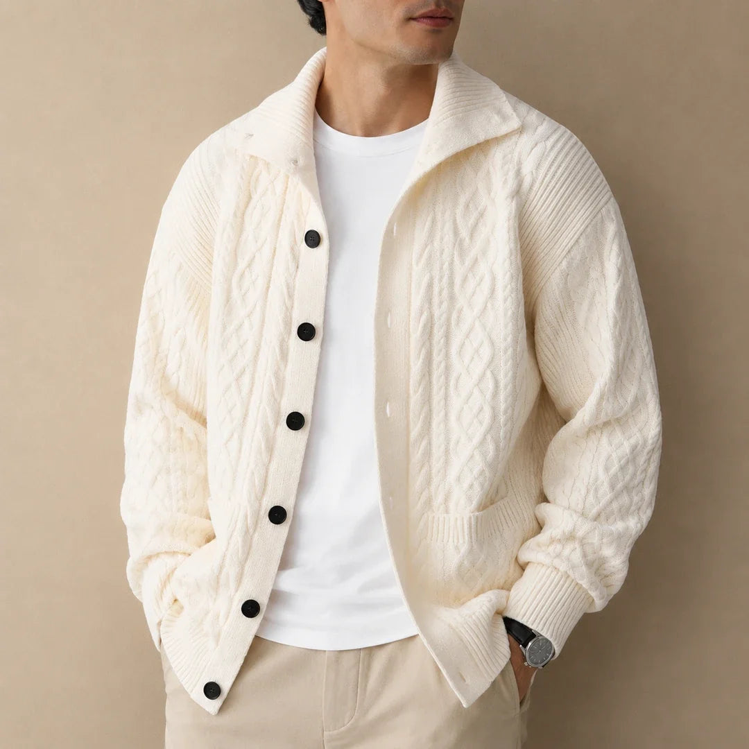 Cascata Cable-Knit Cardigan