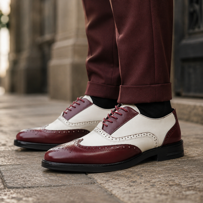 Rivoli Two-Tone Wingtip Oxford