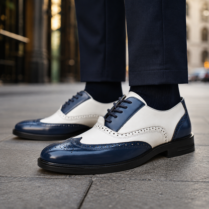 Rivoli Two-Tone Wingtip Oxford