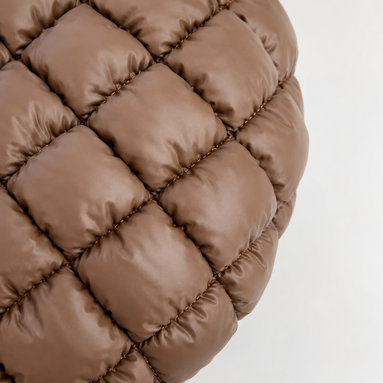 Bordeaux Quilted Crescent Bag