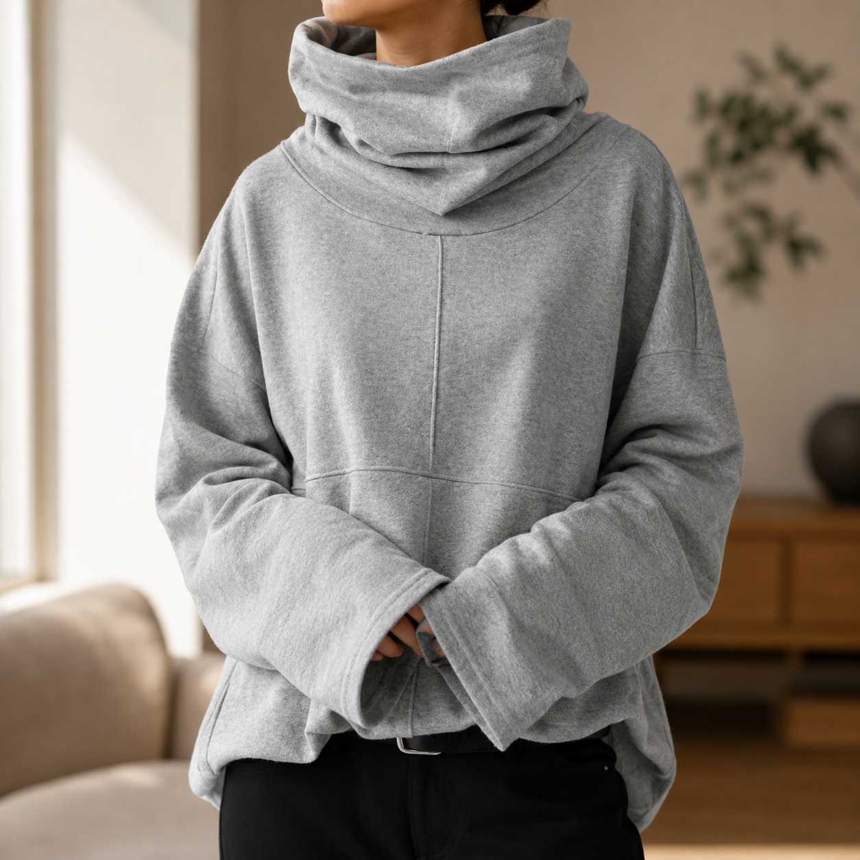 Amara Cowl-Neck Pullover