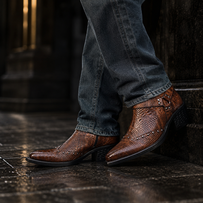 Vaquero Croc Chelsea Boots