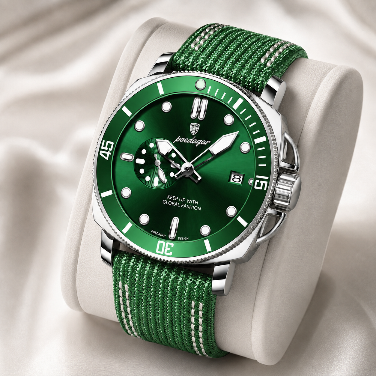 Crimson Dial Dive Watch