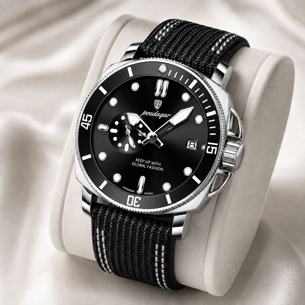 Crimson Dial Dive Watch