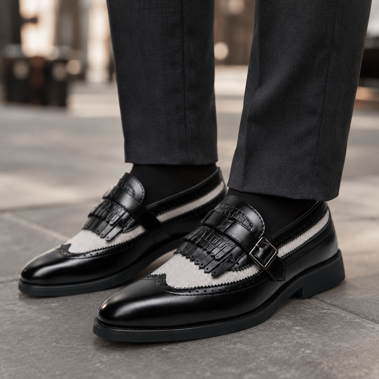 Belrossi Kiltie Loafers