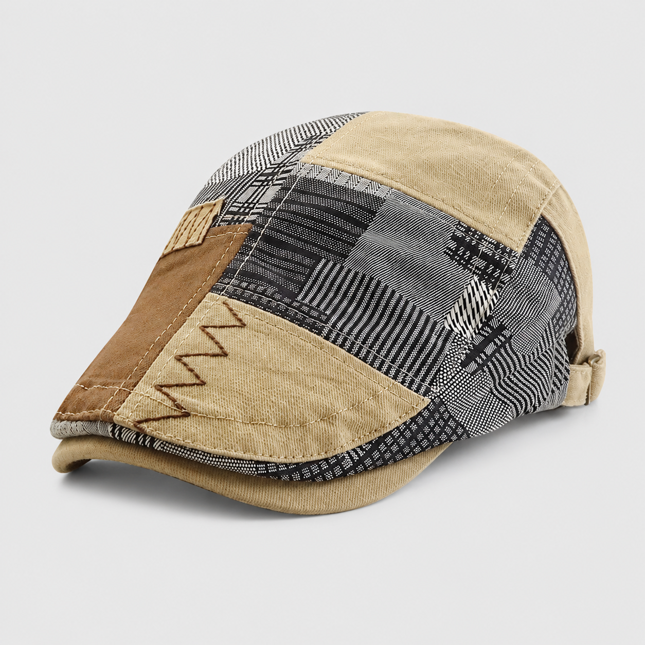Griffen Contrast Newsboy Cap