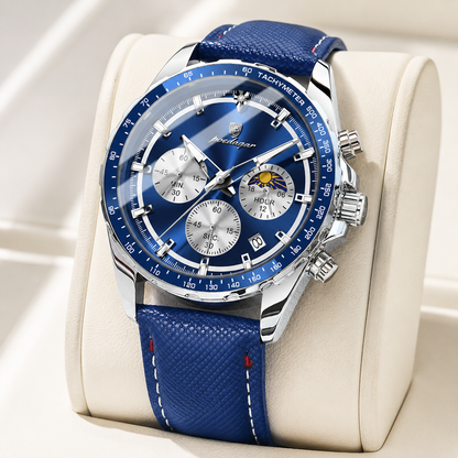 Meridian Leather Chronograph Watch