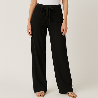The Amalfi Wide-Leg Drawstring Pants