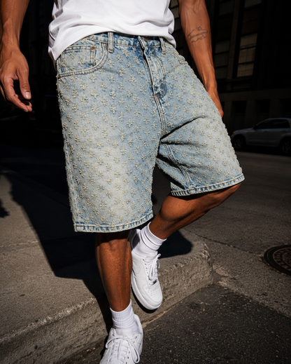 Vendôme Rebel Distressed Denim Short