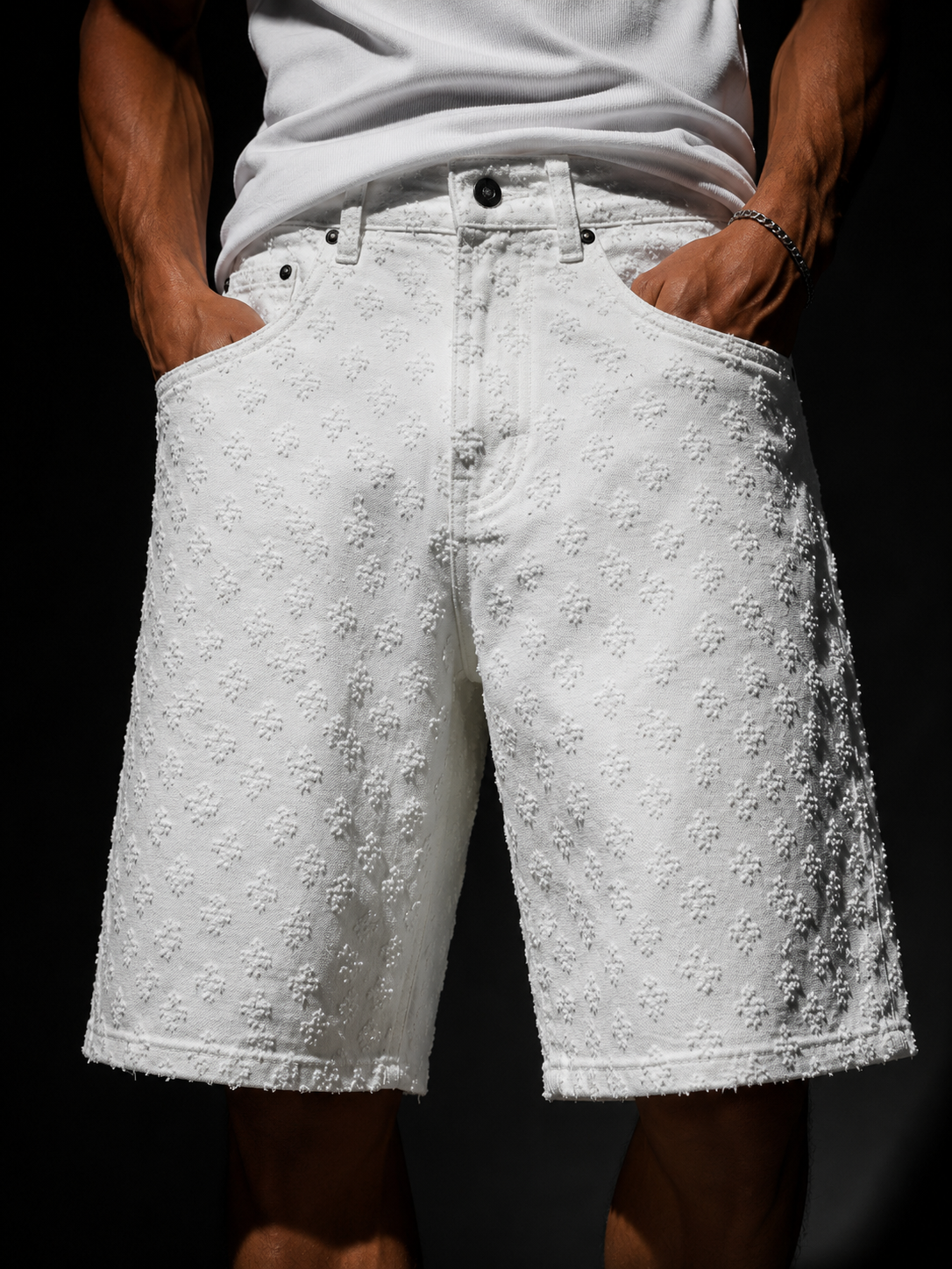 Vendôme Rebel Distressed Denim Short