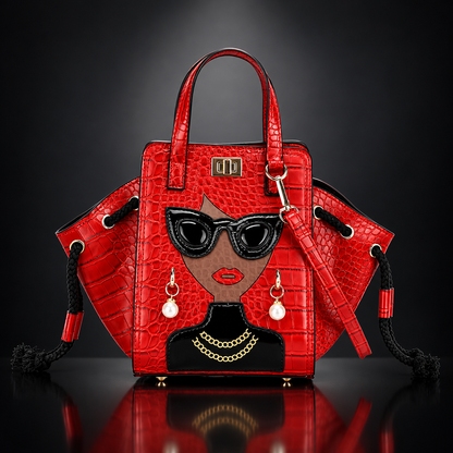 Vivienne Face Bucket Bag