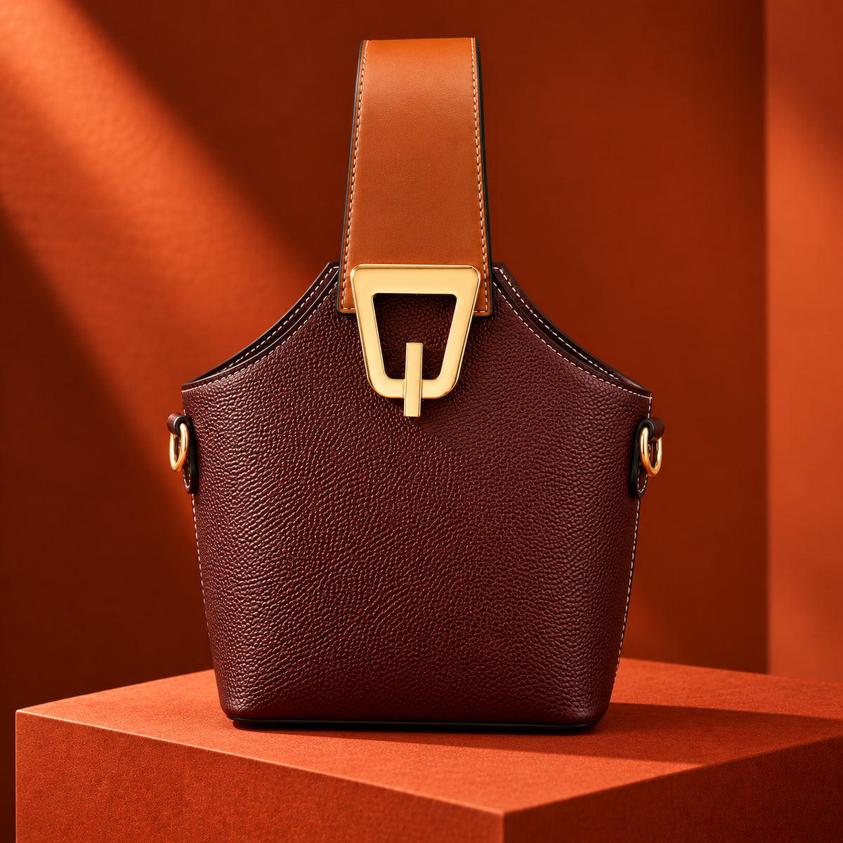 Beatrix Buckle Bucket Bag