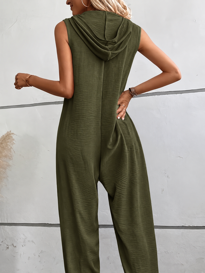 Marchesa Hooded Jumpsuit