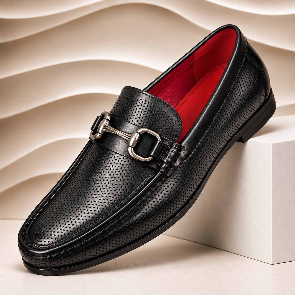 Sapphire Genuine Leather Loafers