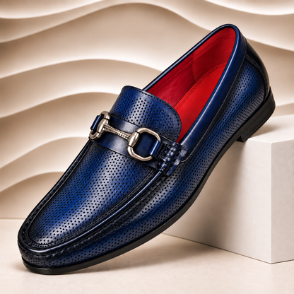 Sapphire Genuine Leather Loafers