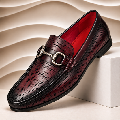 Sapphire Genuine Leather Loafers