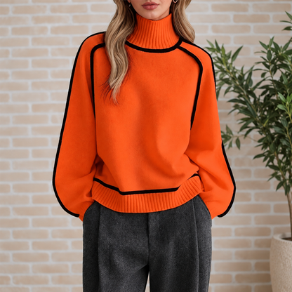 Castellane Piped Turtleneck