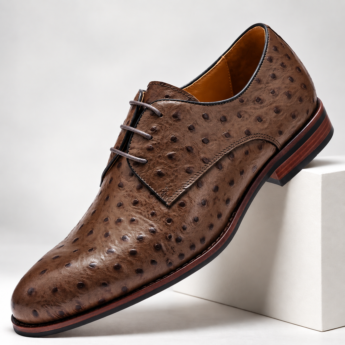 Sedona Cognac Ostrich Derby