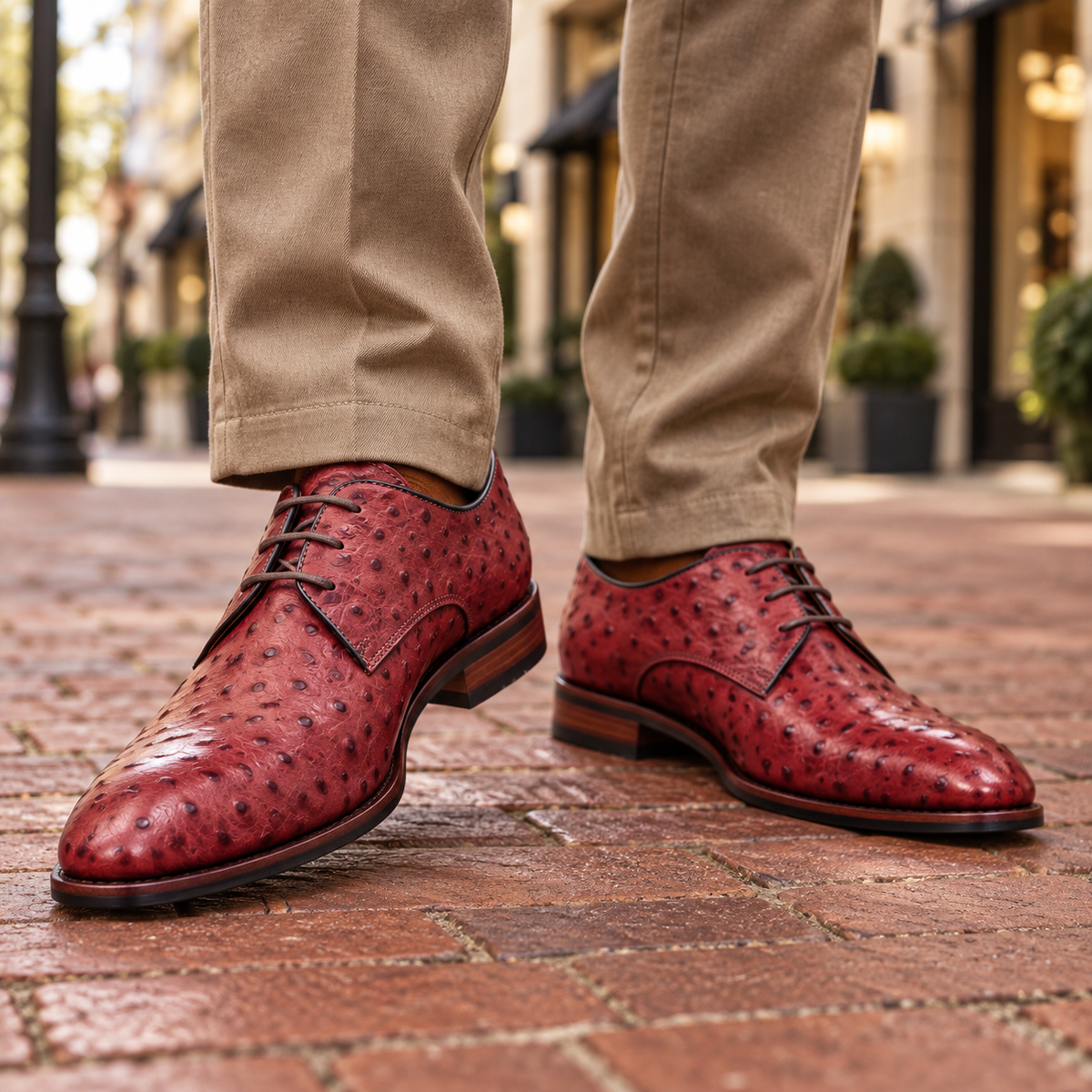 Sedona Cognac Ostrich Derby