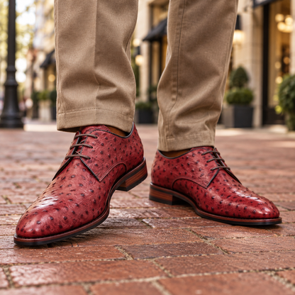 Sedona Cognac Ostrich Derby