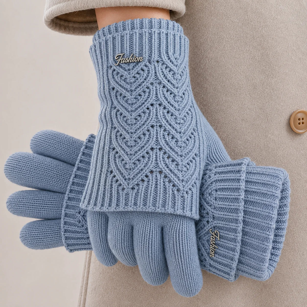 Elara Heart-Knit Gloves