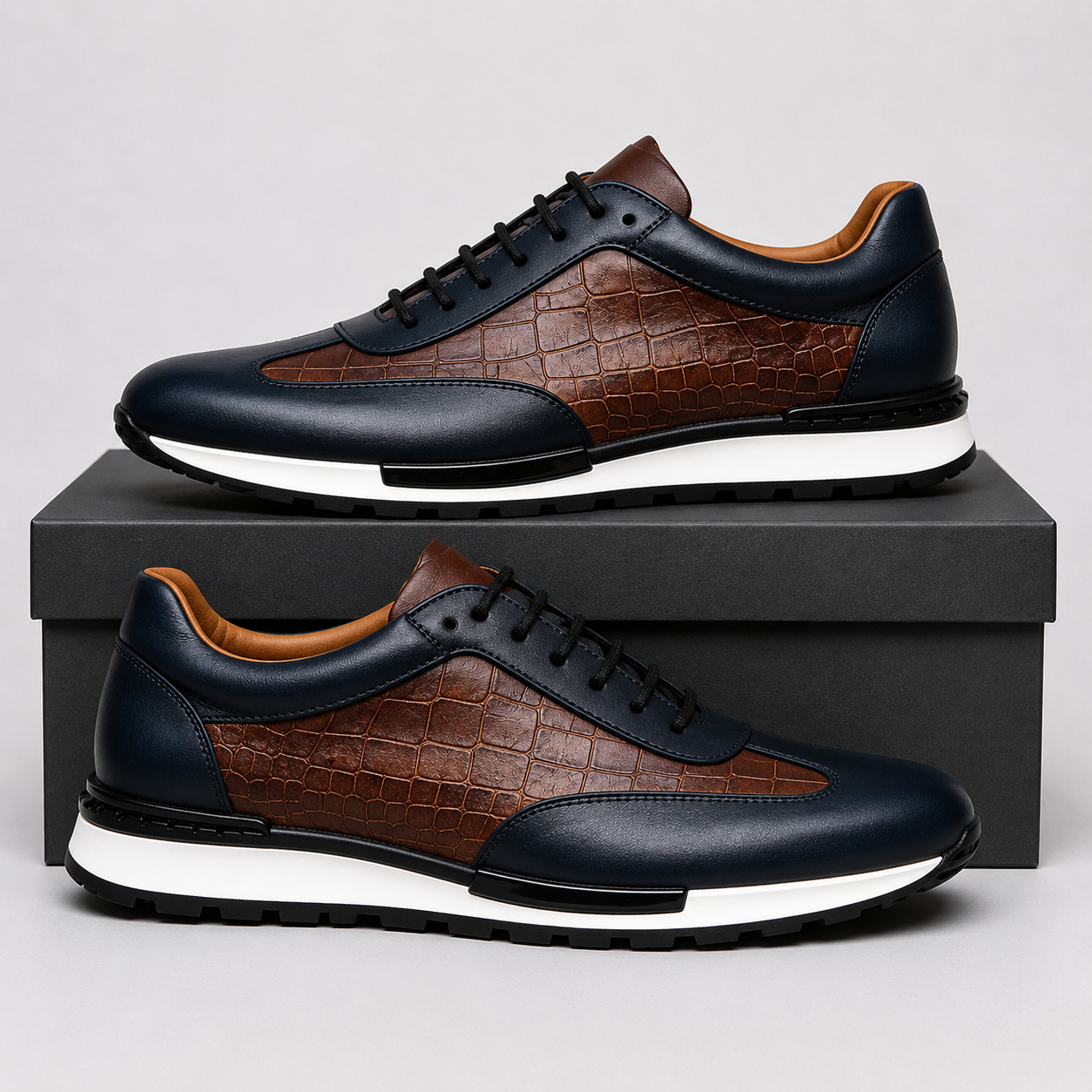 Ravello Leather Panel Runners
