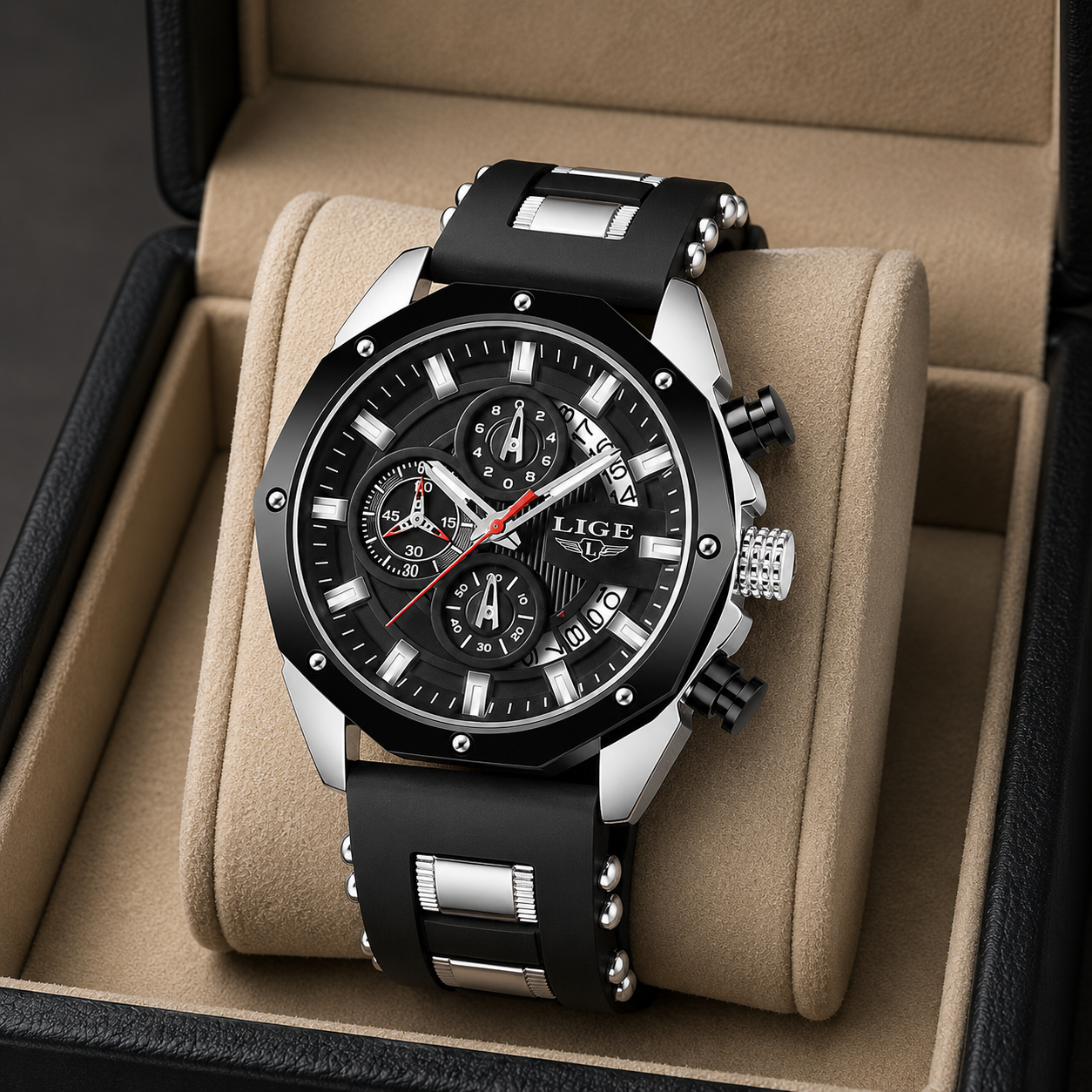 Noir Prestige Sport Watch