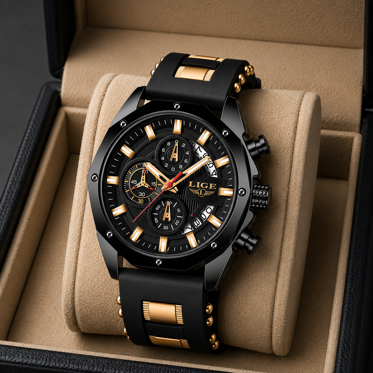 Noir Prestige Sport Watch