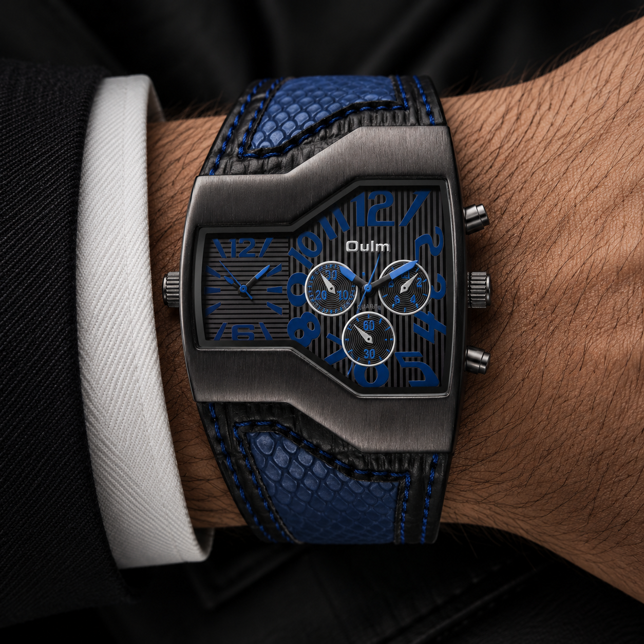 Meridian Wide-Barrel Twin-Dial Aviator