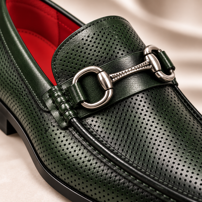 Sapphire Genuine Leather Loafers