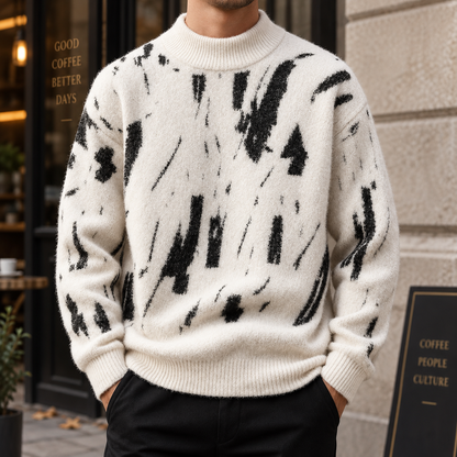 Monochrome Ink Crewneck