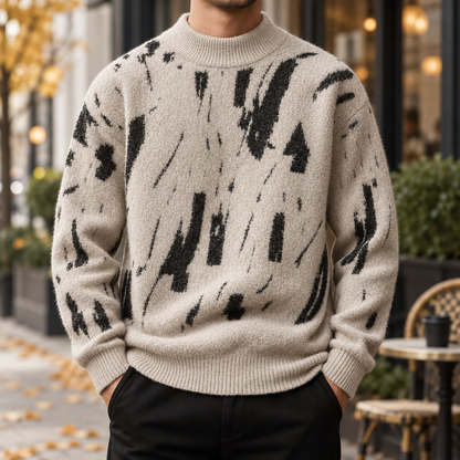 Monochrome Ink Crewneck
