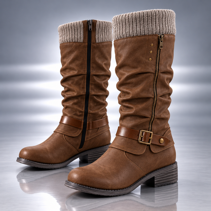 Marchetta Knit-Cuff Boot
