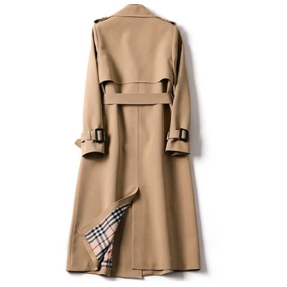 Signature Check-Lined Belted Coat