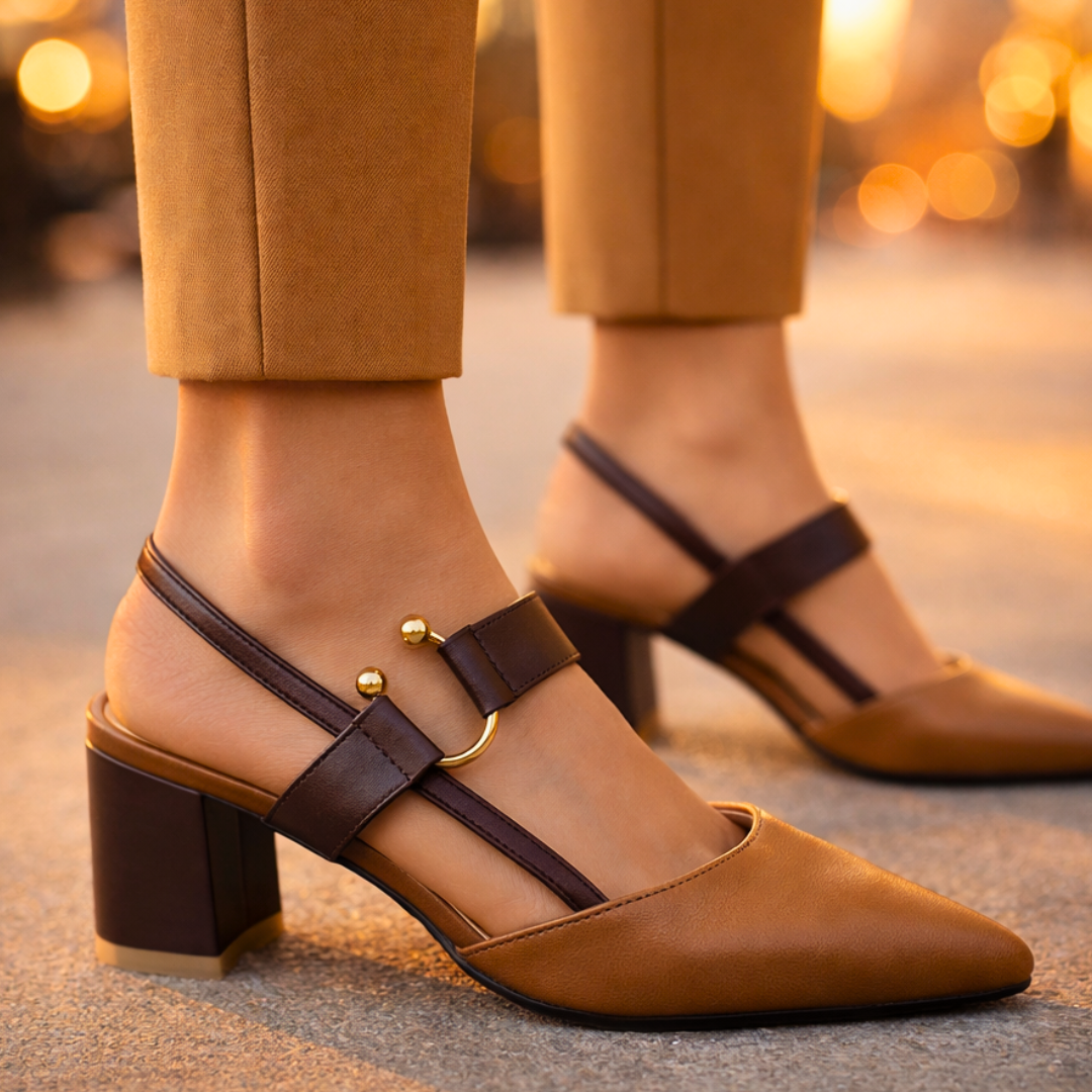 Rue Block Heel Mule