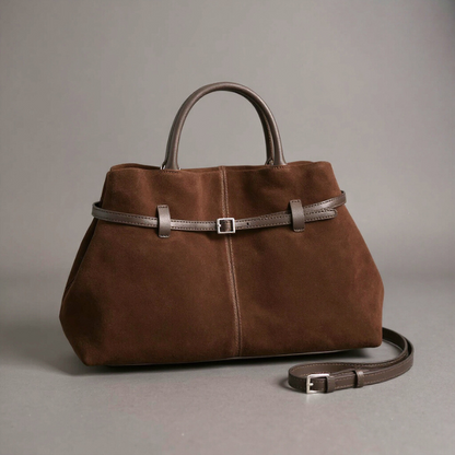 The Langdon Suede Top-Handle