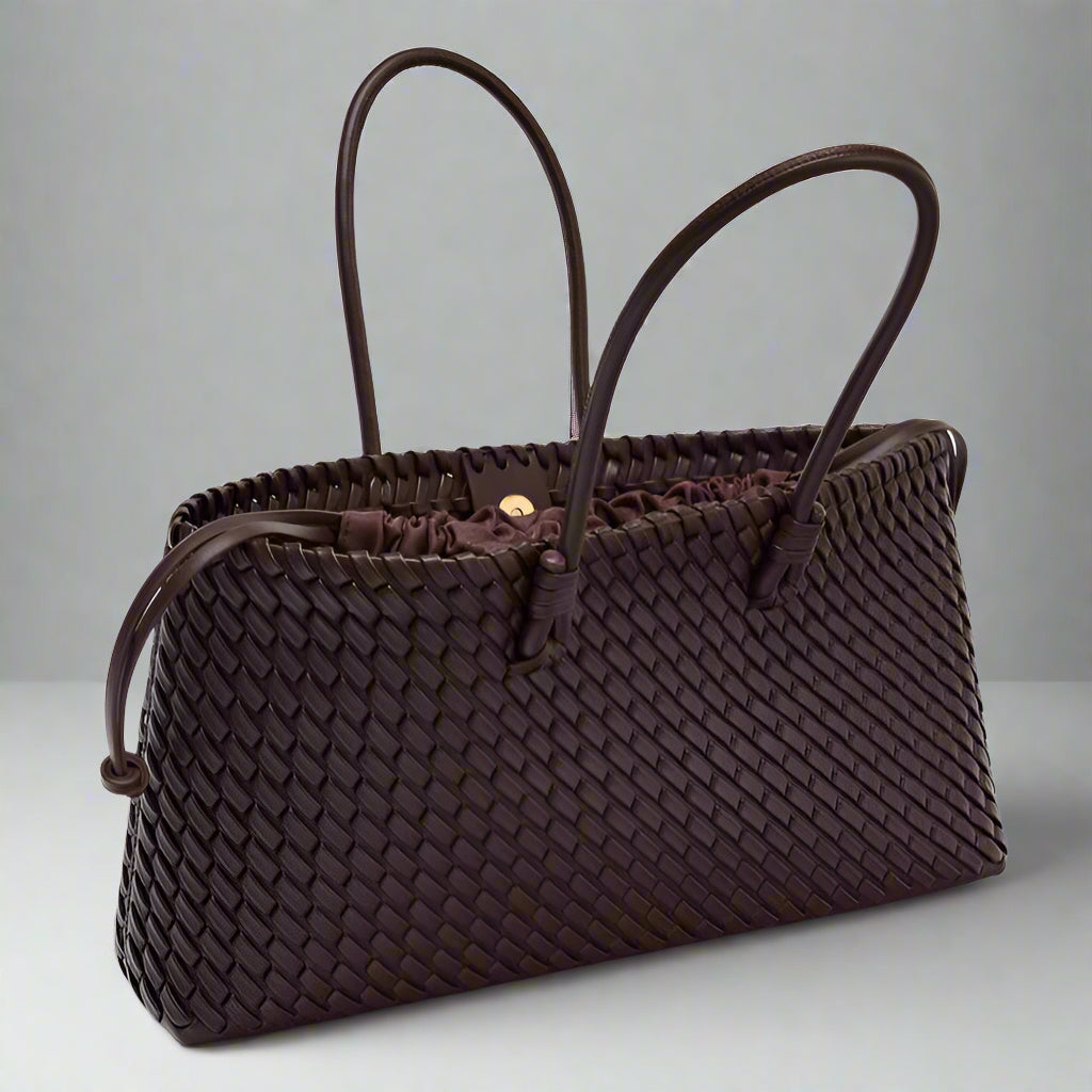 Arvella Woven Leather Handbag