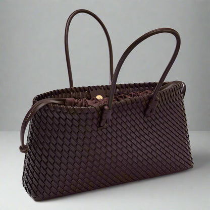 Arvella Woven Leather Handbag