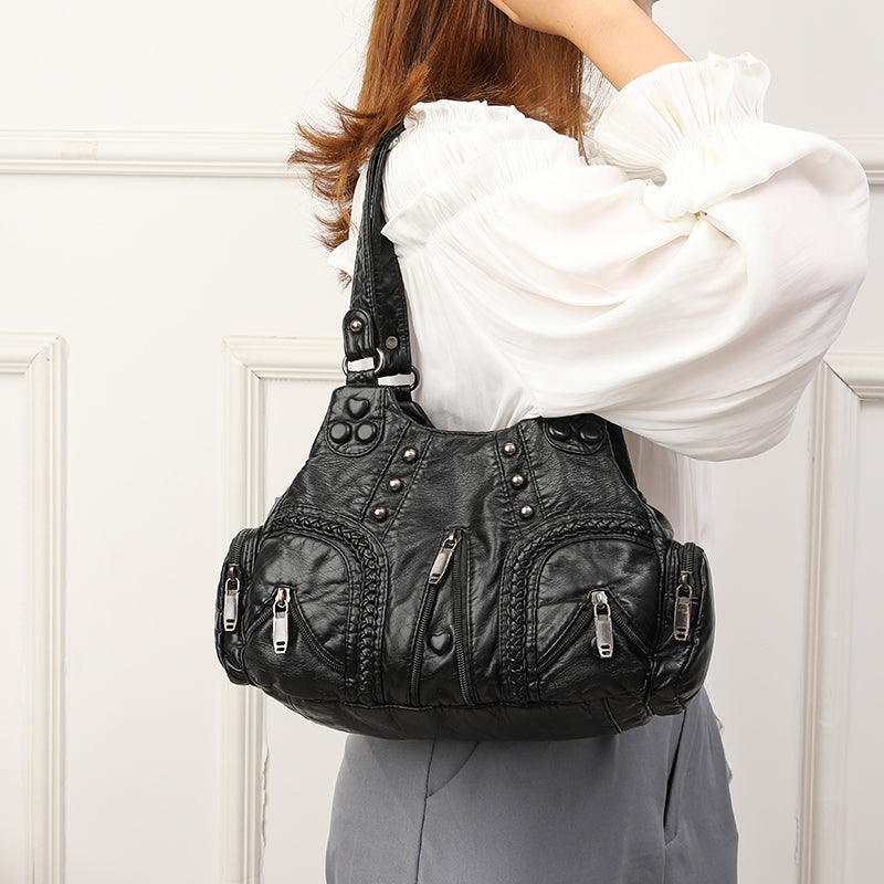 Riviera Studded Shoulder Bag