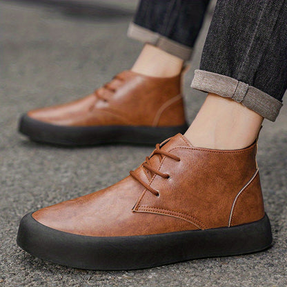 Modernist Leather Chukka