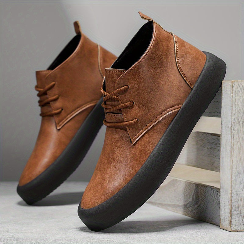 Modernist Leather Chukka