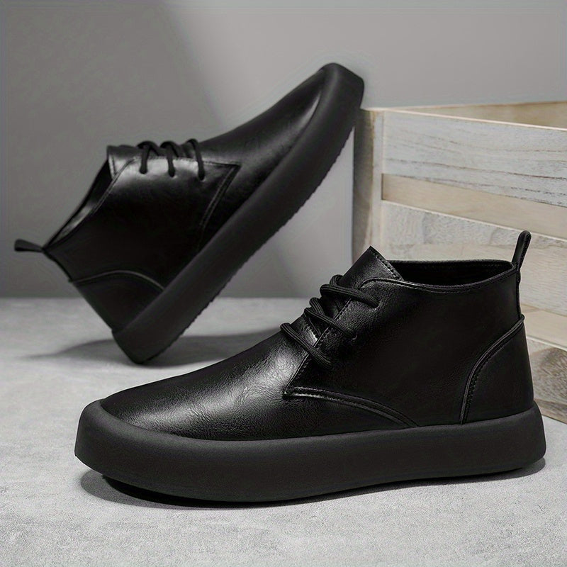 Modernist Leather Chukka