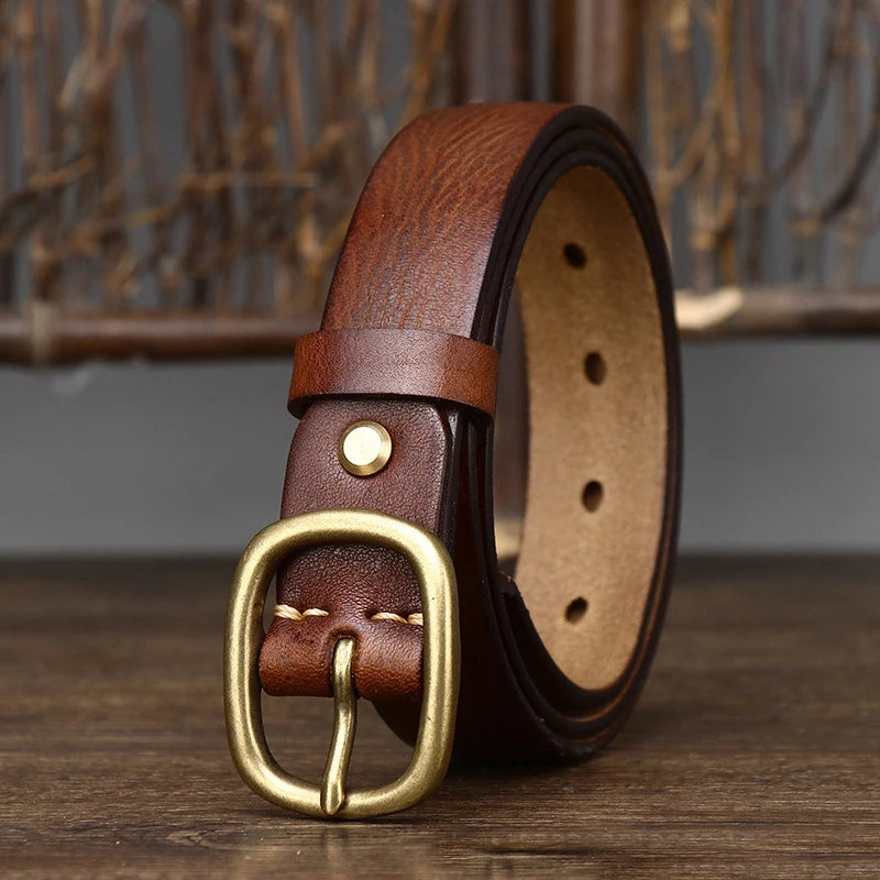 Sherwood Pull-Up Leather Belt