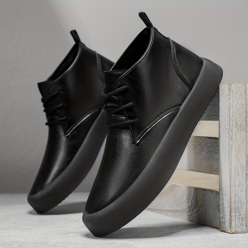 Modernist Leather Chukka