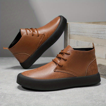Modernist Leather Chukka