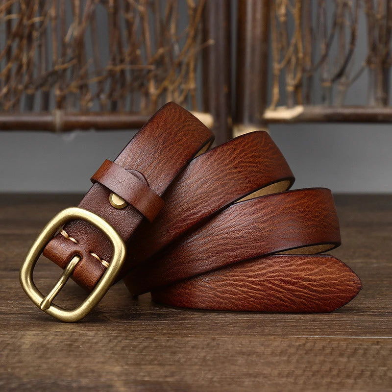 Sherwood Pull-Up Leather Belt