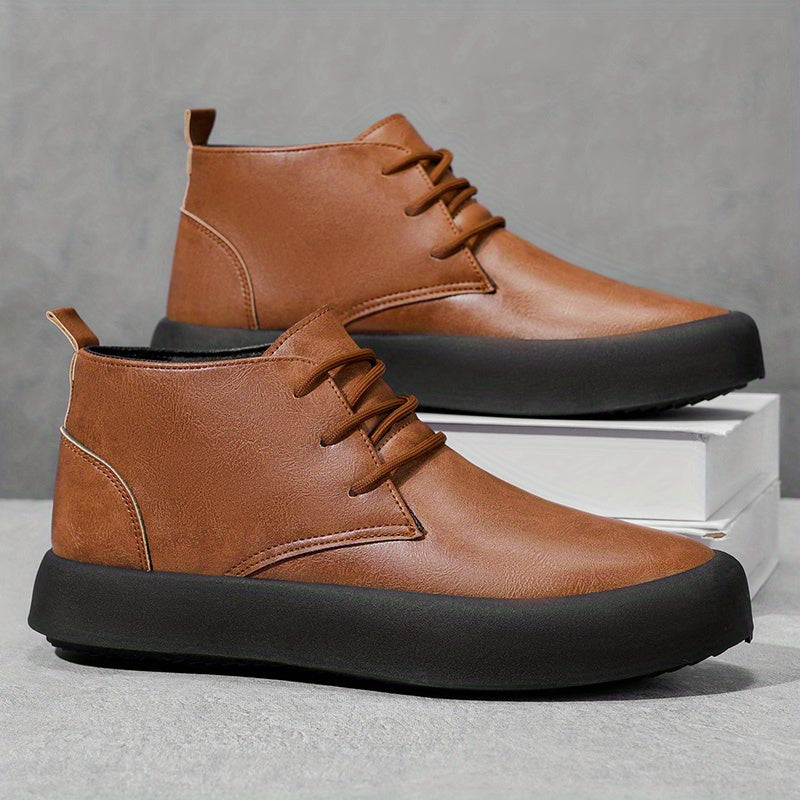 Modernist Leather Chukka