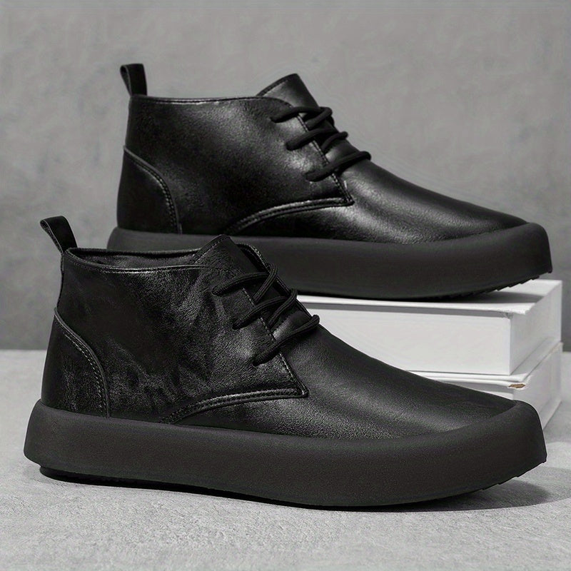 Modernist Leather Chukka