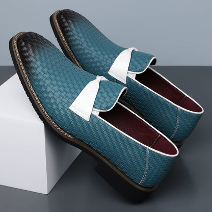 Adriatic Basketweave Contrast Loafers